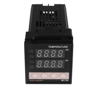 0-20 ma Analoginis Išėjimas Universalus Termopora PT100 Įvesties Skaitmeninis PID Reguliatorius termostatas Šilumos Kietas su Signalizacija 15739
