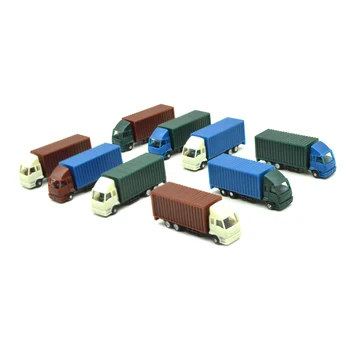 1/150 Masto Architektūros Modelio Sunkvežimis Žaislai Modelis Plastikinių Miniatiūrų Spalvos Autobusiuką Diorama Modelis Pastatai Keliai Dekoracijos Priėmimo