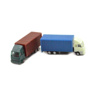 1/150 Masto Architektūros Modelio Sunkvežimis Žaislai Modelis Plastikinių Miniatiūrų Spalvos Autobusiuką Diorama Modelis Pastatai Keliai Dekoracijos Priėmimo