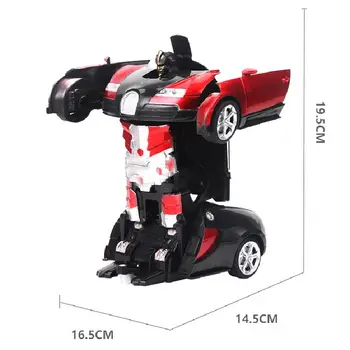 1:18 2 1 Rc Robotas Konvertavimo Modelio Robotas Nuotolinio Valdymo Automobilių Gesinimo Žaislas Helovinas Kalėdų Dovana Berniukas Transformacijos Žaislas