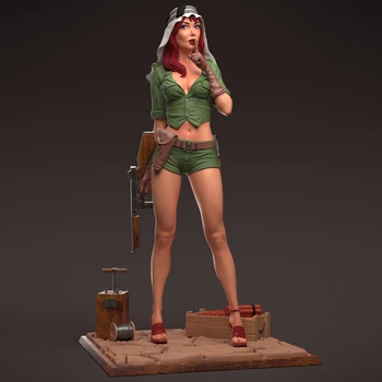 1/24 72mm moteris senovės kariai stendas su bazinės Derva pav Modelis rinkiniai Miniatiūriniai gk Unassembly Unpainted