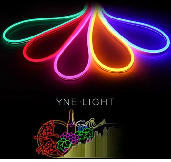 1-5 Metrų Lankstus Neon LED Ženklas LED Juostelės Šviesos Vandeniui IP65 Patalpų ir Lauko Apšvietimo Atostogų Kalėdos Šalis Vestuvių Šviesos Dekoras