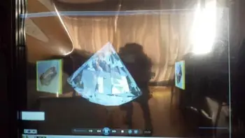 1.524 m*0,6 m, lipni holografinio ekrano filmas,geriausias holografinis atbulinės projekcijos ekrano folija rodyti reklamos