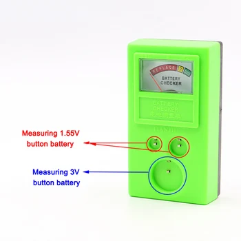 1.55 V 3 V Mygtuką Baterijos Testeris Nešiojamų Žiūrėti Laikrodžio Baterijos Matavimo Įrankis TN99
