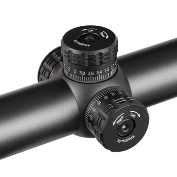 1-6X28 HD Riflescope RGB Kryžiaus Dot Tinklelis Akyse Šautuvas taikymo Sritis Snaiperis Medžioklės Monokliai Taktinis Airsoft Šautuvas taikymo Sritis Oro Patrankas