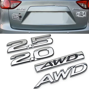 1 Gabalas Pusės Galinis Kamieno Emblema, skirta Mazda 2.0 2.5 AWD 6 2 5 3 CX 5 CX3 CX4 CX7 CX9 Atenza RX7 MX3 Protege Axela 