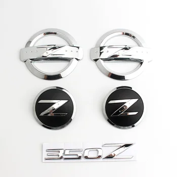 1 Komplektas 350 Z Sidabro Automobilių Kėbulo Pusės Galinis Kamieno Emblema Ženkleliai, Lipdukai 350Z Fairlady Z33 14348