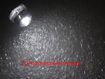 1000pcs 5MM Šiaudų Skrybėlę LED Balta super ryškus led šviesos diodų (Led) lempos
