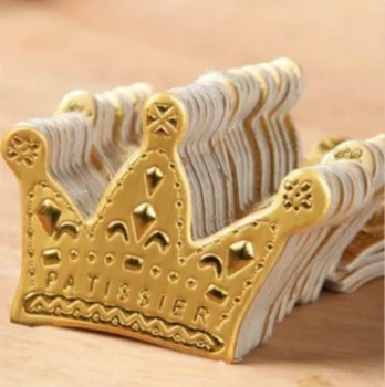 100vnt/daug Aukso Princess Crown Tortas Topper Džiaugtis Šalies Cupcake Susitvarko Vestuvių, Gimtadienio Dekoracijas Priedai