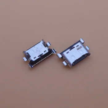 100vnt Micro USB Lizdas kištukinis Lizdas Įkrovimo lizdas 