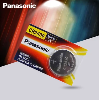 100vnt Originalaus Panasonic CR2430 CR 2430 3V Lithium Button Cell Baterijos Monetos Baterijas Laikrodžiai,laikrodžiai,klausos 27216