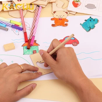 100vnt Žaislai Žaislų, Piešimo, Tapybos Trafaretas Šablonai Dažymas Valdyba Vaikų Kūrybos Piešinius Ankstyvasis ugdymas Švietimo Žaislai