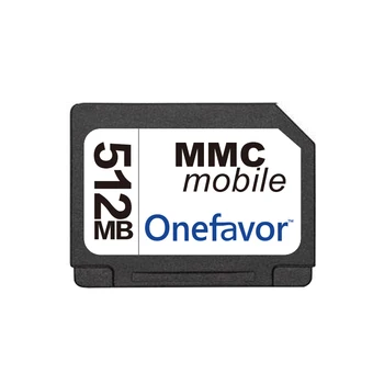 10vnt/daug onefavor MMC DV 512mb Secure Digital Kortelės, RS MMC 512 MB RS-MMC kortelės 13pins su adapteriu