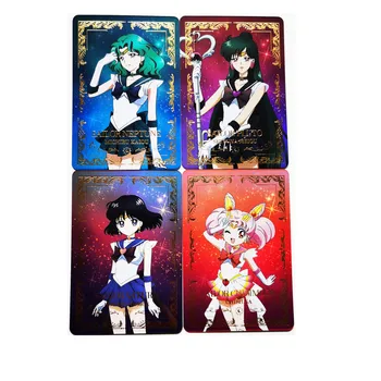 10vnt/set Sailor Moon Teatras Versija Amžinąjį Seksualios Merginos Hobis Kolekcionuojamų Žaidimas Anime Kolekcija Korteles