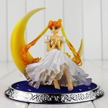12cm Sailor Moon Pav Žaislas Princesė Ramybė Vienaragis Kostiumas Anime Grožio Modelis Lėlės Kolekcija 9208