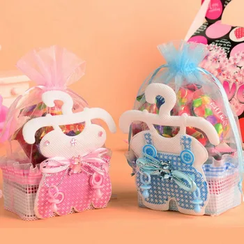 12pcs Baby Shower saldainių dėžutė Įvykis Šalies Prekių Apdailos Mielas berniukas ir mergaitė Popieriaus Krikšto Vaikas Malonių Dovanų Saldus Gimtadienio Krepšys 2519