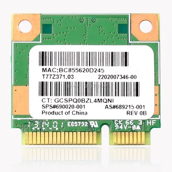 150Mbps 2.4 Ghz Ralink RT3290 802.11 b/g/n Belaidžio ryšio Wlan WI-fi + Bluetooth BT 4.0 pusę Mini PCI-E Card HP CQ58 M4 M6 4445S DV4