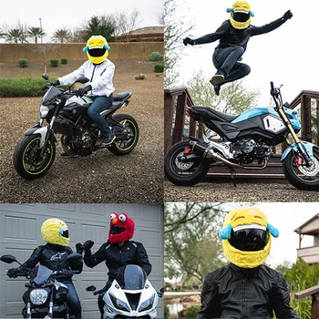 17 Rūšių Pliušinis Motociklo Šalmas Padengti Priedai, Pilnas Veido Šalmas Motociklų Šalmų Cafe Racer Kasko De Moto Para Moto