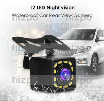 170 laipsnių sukimosi Vandeniui 12 LED Naktinio Matymo Auto Parkavimo Atbuline Kamera Universalus suderinama visiems automobiliams