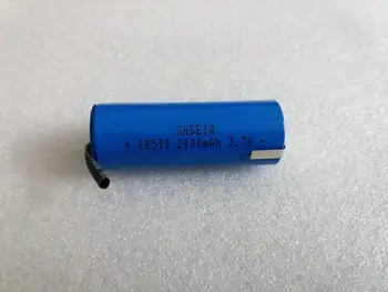 18500 Baterija 3.7 V 2000mAh Akumuliatorius Recarregavel Ličio li-ion Batteies