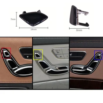 1PC ABS sėdynės reguliavimo mygtuką, jungiklį pakeisti Mercedes Benz S Klasės W222 S300 S400 17518