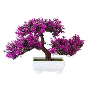 1Pc Dirbtiniai Augalai Bonsai nedidelį Puodą Augalų Modeliavimo Netikrą Gėlių Ornamentu Namų Apdailos Viešbučio Sodas Dekoras