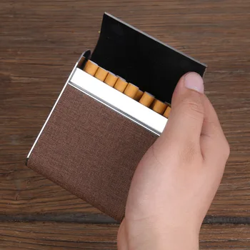 1pc Nešiojamų Metalo Cigarečių Box Pakuotėje 20 Tabako magnetinio netoli Cigarečių Atveju Turėtojas Talpykla Dovana Tėvas