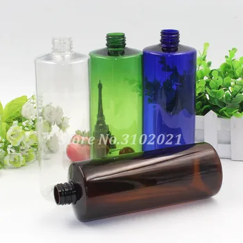 2/10vnt 500ml Plastiko Tuščia Skaidri PET Butelis su Flip Dangtelis 500cc Kosmetikos Daugkartiniai Sub išpilstymo Paketo Conatainer