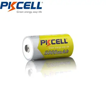 2 x PKCELL Ni-MH Baterijos 1.2 V C dydžio 5000mAh Akumuliatorius 1000times Recyles Aukščiausios AM-2 LR14 (C MN1400 E93