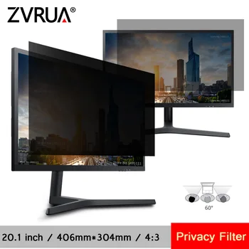 20.1 colio (406mm*304mm ) Privatumo Filtras Anti-Glare LCD Ekrano Apsauginės plėvelės 4:3 Standarto Kompiuterio, Nešiojamojo KOMPIUTERIO Monitorių