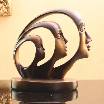 2016 Dervos namų reikmenys Kūrybos Dervos Amatų grožis, veido papuošalų dervos apdailos resinas manualidades resine statulos