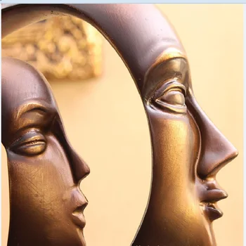 2016 Dervos namų reikmenys Kūrybos Dervos Amatų grožis, veido papuošalų dervos apdailos resinas manualidades resine statulos