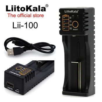 2019 Liitokala Lii-100 Is-202 1.2 V/ 3 V/3,7 V/4.25 V 18650/26650/18350/16340/18500/AA/AAA NiMH tipo ličio baterijos kroviklis lii202