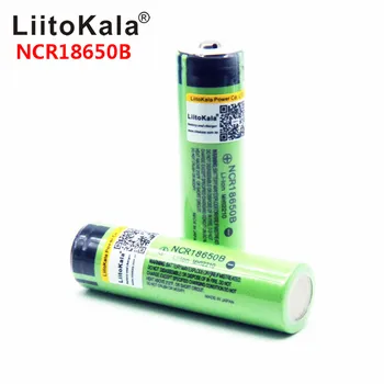 2019 LiitoKala NCR18650B 3.7 V 3400 mah 18650 3400 mah De Bateria Lítio Recarregável para lanterna para banco powr