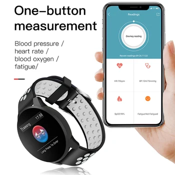 2019 Naujas smart sveikatos žiūrėti vyrams, moterims, Širdies ritmą, kraujo spaudimą, stebėti Sporto režimas smart žiūrėti fitness tracker 
