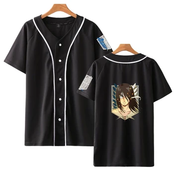 2020 ATAKA TITAN Marškinėlius Atsitiktinis Tracksuit Beisbolo T-marškinėliai Moterims/Vyrams Vasaros trumpomis Rankovėmis Harajuku Drabužių Streetwear