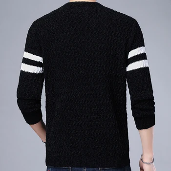 2020 atsitiktinis megzti storas megztinis vyrams puloveris drabužių mados drabužių dryžuotas megztiniai žiemą šiltas mens megztiniai puloveriai 13107
