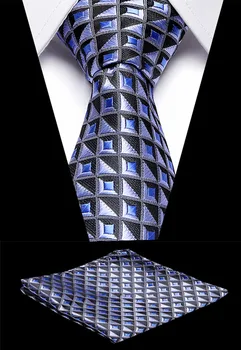 2020 Dizaineris Ryšius Vyrams 50 Stilius Mėlyna Mados Austi Kaklaraiščiai Hanky s Nustatyti Vestuves Kaklaraištis Nustatyti vestuves
