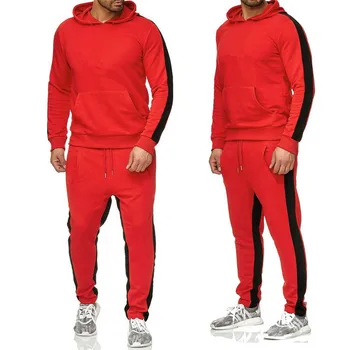 2020 karšto markės sportinis kostiumas šiltas vyriški sportiniai kostiumas Vilnos Storas Hoodie + kelnės sportinis kostiumas vyrams