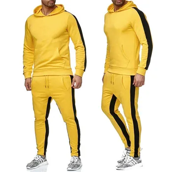 2020 karšto markės sportinis kostiumas šiltas vyriški sportiniai kostiumas Vilnos Storas Hoodie + kelnės sportinis kostiumas vyrams