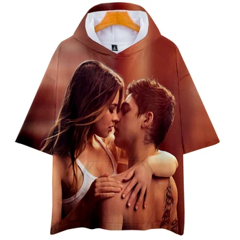 2020 m., Po to, kai Mes Susidūrė Marškinėlius 3D Vyrų Gobtuvu marškinėliai Vasaros trumpomis Rankovėmis Moterims Marškinėlius Streetwear Harajuku Po Drabužiai
