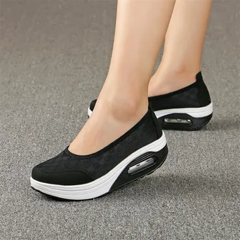 2020 metų Vasaros naują Moterų storio-soled batai purtyti mados atsitiktinis Purtyti batai storio apačioje sponge cake viena pagalvėlė batai s012