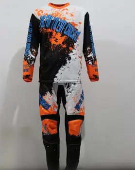 2020 MX Jersey Kelnės Motocross Pavara, Komplektas Marškinėliai ir Kelnės Lenktynių Tiktų Marškinėliai+Kelnės Motociklo jojimo derinys SAI1