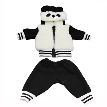 2020 Naujas Pandos kostiumas Lėlės Drabužiai Tinka 43cm, gimusių kūdikių Lėlės drabužiai atgimsta Lėlės Priedai