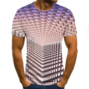 2020 Naujas Vasaros 3D atspausdintas vyriški marškinėliai atsitiktinis trumpas rankovėmis vyriški T-shirt mados hip-hop viršų