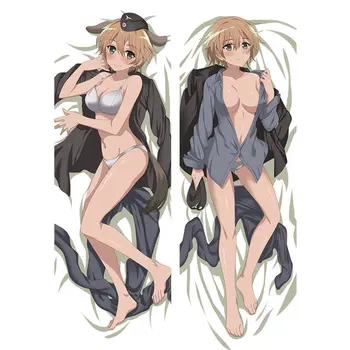 2020 Naują Atvykimo Anime STRIKE RAGANOS Pagalvių užvalkalus Dakimakura atveju Seksuali mergina 3D dvipusis Patalynės Kūno Hugging užvalkalas SW04