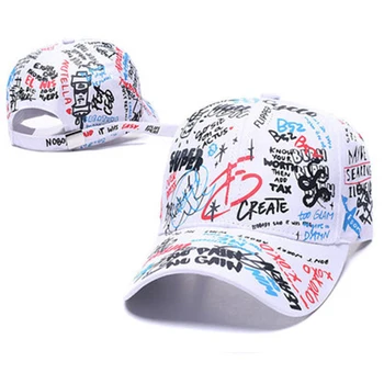 2020 naują laišką, grafiti beisbolo kepuraitę hip-hop piko skrybėlės vasaros kelionių atspalvį kepurės banga vyrų ir moterų hip-hop ' hat atsitiktinis skrybėlę