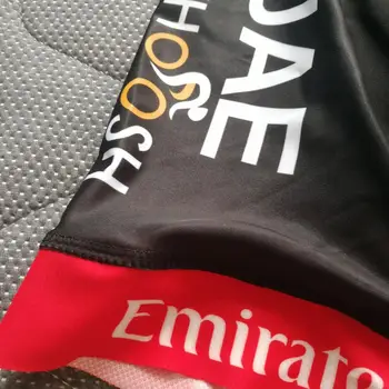 2020 pro komandos jungtiniai arabų emyratai kokybės italia manžetai pjovimas lazeriu rankovės dviračių džersis nustatyti vasaros ciklo audiniai mens MTB Ropa Ciclismo maillot gelis