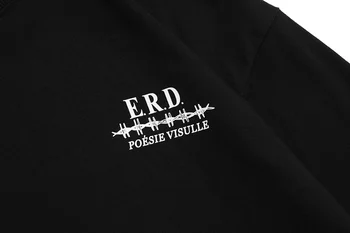 2020ss Aukštos Kokybės ERD Long Sleeve T shirt Vyrams, Moterims, Poroms Tees Hiphop Negabaritinių Marškinėliai Vyrams