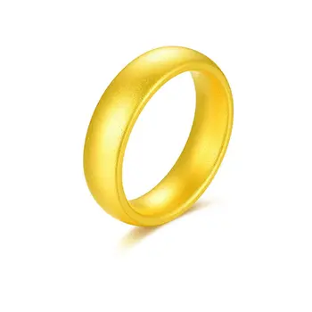 24K Geltonojo Aukso Ratas, Žiedas Mados Moterų Grynas 999 Aukso Žiedas